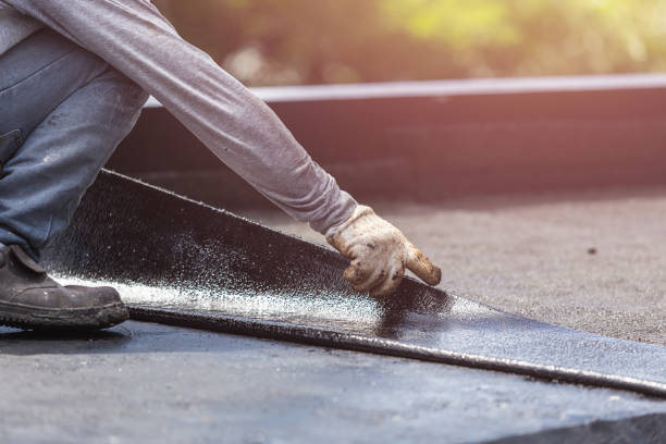 Professional Waterproofing technician working in Brooklyn, WI